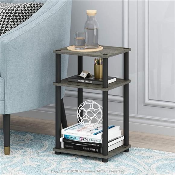 3-Tier Turn-N-Tube End Table / Side Table / Night Stand / Bedside Table - Picture 4 of 4